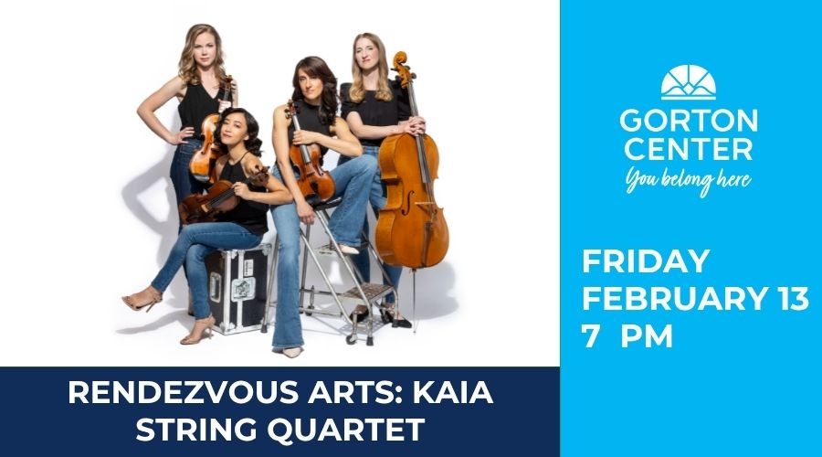 Rendezvous Arts: Kaia String Quartet & Fareed Haque at Gorton Center